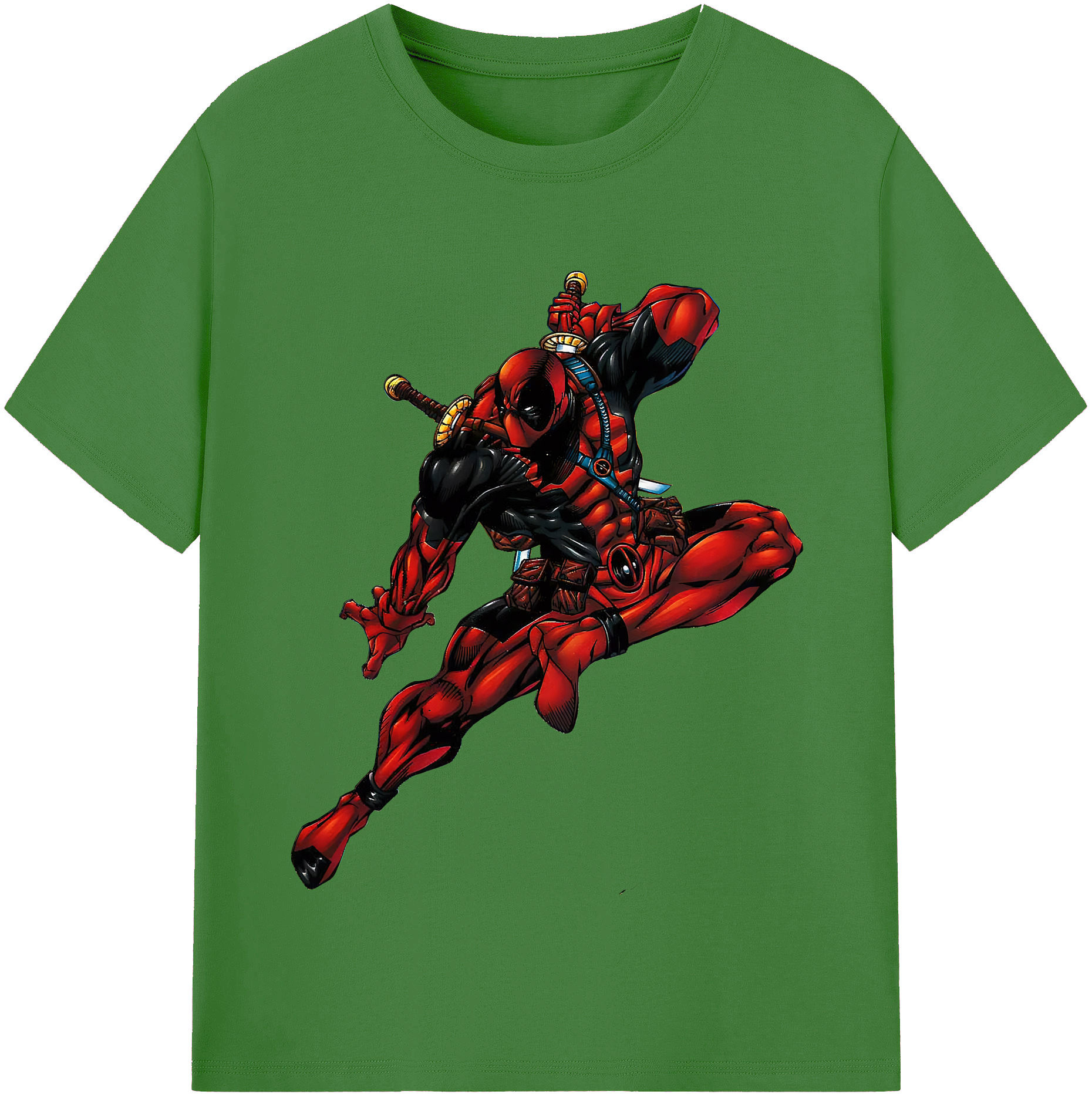 （画像用） Deadpool デッドプール レディースカジュアルプリントTシャツ（綿100％）